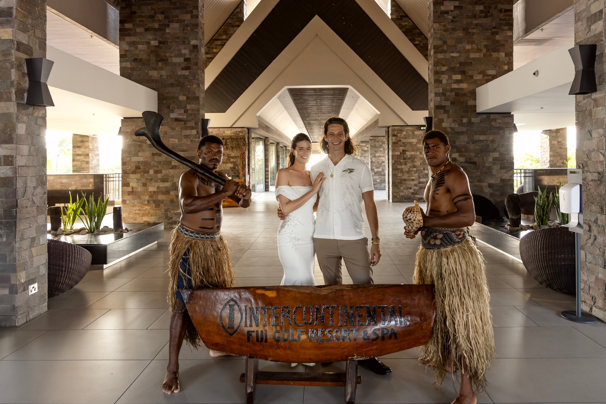 InterContinental Fiji Resort Wedding day warriors