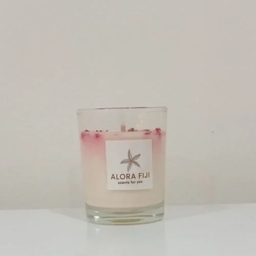Customised Milk & Rose Candle